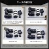 Lykus HC-5120 車輪付き 防水防塵 プロテクターケース キャリーオンケース キャスター付き 格子状カットスポンジ内蔵 内寸:51.6x28.8x18.5cm カメラ プロジェクター ドローン インカム レンズ 適用 耐衝撃 密閉性 SGS認証 IP67級 - 画像 (4)