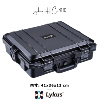 Lykus HC-4110 防水防塵 プロテクターケース 格子状カットスポンジ内蔵 内寸: 41x36x13cm ミラーレス ノートパソコン ドローン ビデオカメラ アクションカメラ レンズ タブレット インカム 適用 耐衝撃 密閉性 SGS認証 IP67級