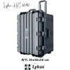 Lykus HC-6540 車輪付き 防水防塵 プロテクターケース キャリーオンケース キャスター付き 格子状カットスポンジ内蔵 内寸: 65x48x38 cm カメラ プロジェクタ ドローン インカム レンズ 適用 耐衝撃 密閉性 SGS認証 IP67級
