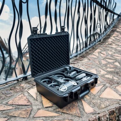Lykus ライカス DJI Avata 2 コンボ ハードケース DJI アバター2 DCP-AT200 SGS認証 IP67級防水 防塵仕様 耐衝撃 密閉性 ドローン バッテリー 充電器 アクセサリー 運搬 収納 保管 台風 防災 地震 FPV送信機/RC Motion 3 対応 - 画像 (6)