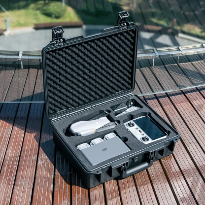 Lykus ライカス DJI Air 3S / DJI Air 3 コンボ ハードケース DJI エアー3エス DCP-MA310-S SGS認証 IP67級防水 防塵仕様 耐衝撃 密閉性 ドローン バッテリー 充電器 運搬 収納 保管 DJI RC 2/ DJI RC-N3/ DJI RC-N2 送信機 対応 - 画像 (7)