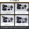 Lykus HC-4010 防水防塵 プロテクターケース 格子状カットスポンジ内蔵 内寸:40.7x33.6x11.7cm ミラーレス カメラ プロジェクター パソコン ピストル ドローン レンズ タブレット インカム 適用 耐衝撃 密閉性 SGS認証 IP67級 - 画像 (4)