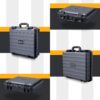 Lykus HC-4010 防水防塵 プロテクターケース 格子状カットスポンジ内蔵 内寸:40.7x33.6x11.7cm ミラーレス カメラ プロジェクター パソコン ピストル ドローン レンズ タブレット インカム 適用 耐衝撃 密閉性 SGS認証 IP67級 - 画像 (6)
