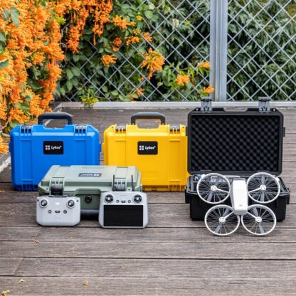 Lykus ライカス DJI Flip コンボ ハードケース DJI フィリップ DCP-FP110 SGS認証 IP67級防水 防塵仕様 耐衝撃 密閉性 ドローン バッテリー 充電器 アクセサリー 運搬 収納 保管 台風 防災 地震 DJI RC 2 / DJI RC-N3 送信機 両対応 - 画像 (8)