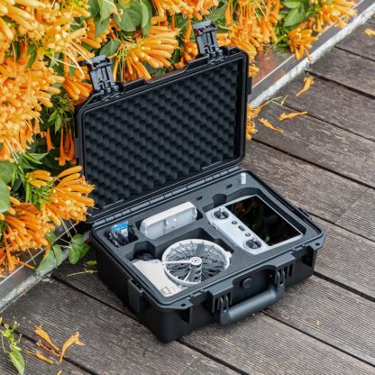 Lykus ライカス DJI Flip コンボ ハードケース DJI フィリップ DCP-FP110 SGS認証 IP67級防水 防塵仕様 耐衝撃 密閉性 ドローン バッテリー 充電器 アクセサリー 運搬 収納 保管 台風 防災 地震 DJI RC 2 / DJI RC-N3 送信機 両対応 - 画像 (6)