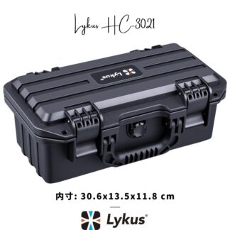 Lykus HC-3021 防水防塵 プロテクターケース 格子状カットスポンジ内蔵 内寸:30.6x13.5x11.8 cm ミラーレス カメラ プロジェクター パソコン ピストル ドローン レンズ タブレット インカム 適用 耐衝撃 密閉性 SGS認証 IP67級